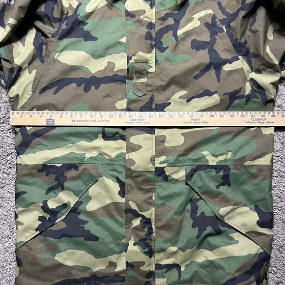 US Military Cold Weather Parka Woodland Camo Men Large Long 8415-01-228-1320 - Picture 4 of 8